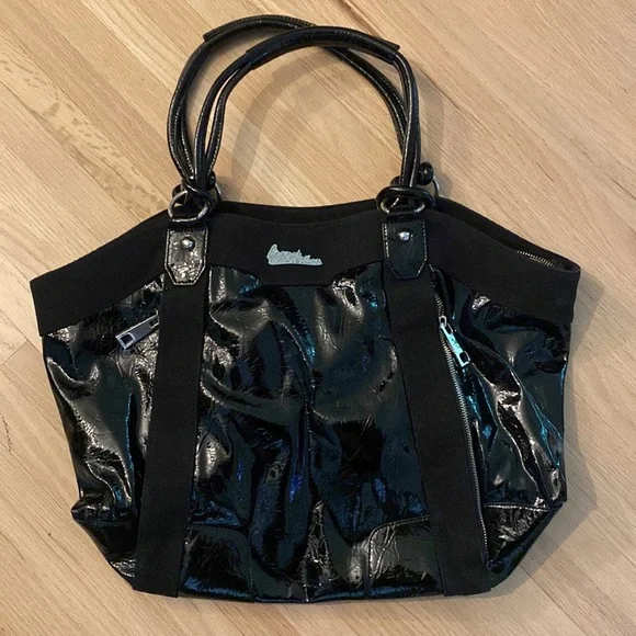 French Connection Large Patent Bag - Picture 2 of 9